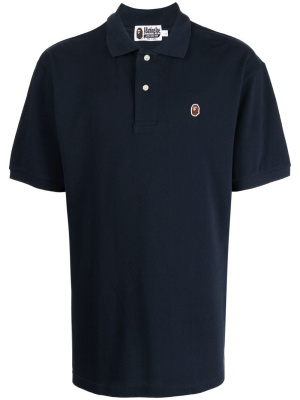 

Embroidered-logo polo shirt, A BATHING APE® Embroidered-logo polo shirt