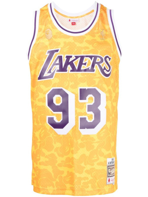 

Lakers-print tank top, A BATHING APE® Lakers-print tank top