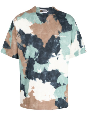 

Tie dye-print cotton T-shirt, A BATHING APE® Tie dye-print cotton T-shirt