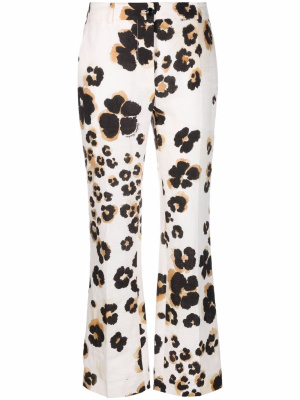 

Leopard-print trousers, Boutique Moschino Leopard-print trousers