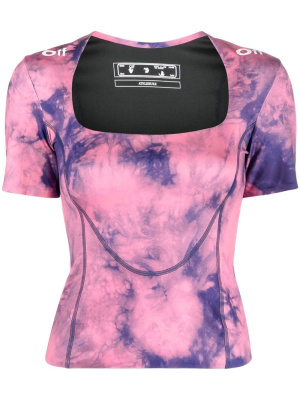 

Tie-print top, Off-White Tie-print top
