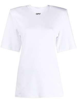 

Padded shoulder T-shirt, Off-White Padded shoulder T-shirt