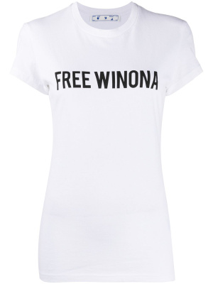 

Free Winona printed T-shirt, Off-White Free Winona printed T-shirt