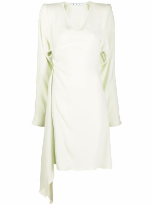 

Cut-out long-sleeve dress, Off-White Cut-out long-sleeve dress