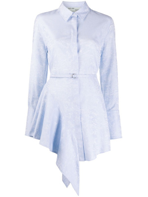 

Jacquard-woven shirt dress, Off-White Jacquard-woven shirt dress