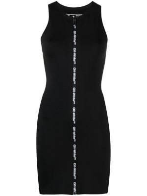 

Logo-tape minidress, Off-White Logo-tape minidress