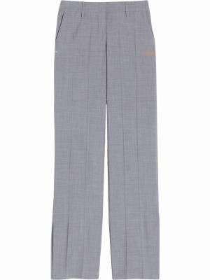 

Pressed-crease straight-leg trousers, Off-White Pressed-crease straight-leg trousers