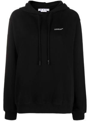 

Logo-print cotton hoodie, Off-White Logo-print cotton hoodie