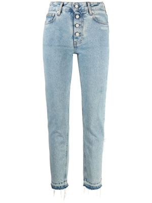 

High-waisted straight-leg jeans, Off-White High-waisted straight-leg jeans