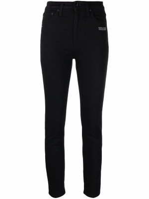 

Slogan logo-print skinny jeans, Off-White Slogan logo-print skinny jeans