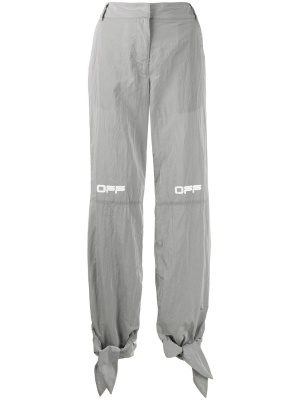 

Printed logo tie cuffs trousers, Off-White Printed logo tie cuffs trousers