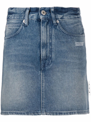 

Denim mini skirt, Off-White Denim mini skirt