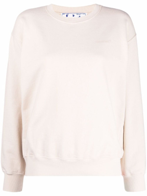 

Diag-print crew-neck sweatshirt, Off-White Diag-print crew-neck sweatshirt