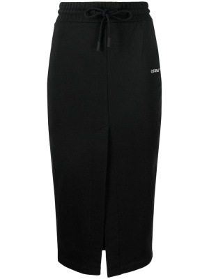 

Drawstring pencil skirt, Off-White Drawstring pencil skirt