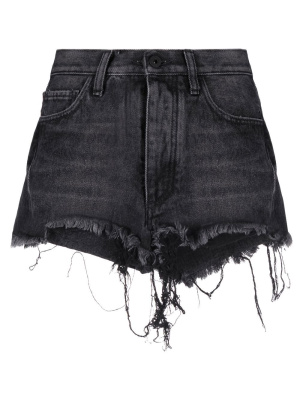 

Distressed denim shorts, Off-White Distressed denim shorts