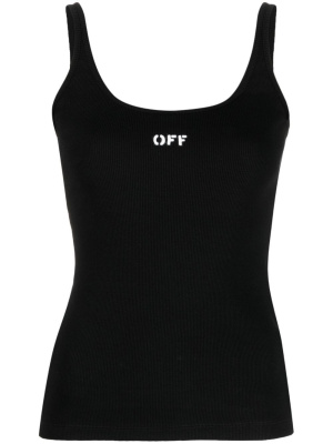 

Logo-print sleeveless top, Off-White Logo-print sleeveless top
