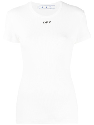 

Basic ribbed T-shirt, Off-White Basic ribbed T-shirt