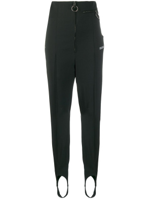 

Zip-front slim-fit trousers, Off-White Zip-front slim-fit trousers