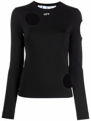 

Meteor logo-print top, Off-White Meteor logo-print top
