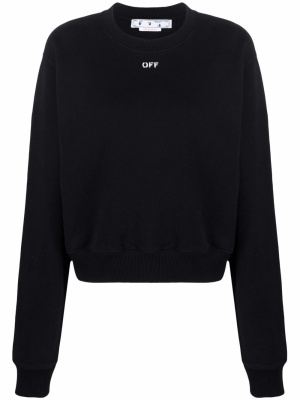 

Off-stamp cropped sweatshirt, Off-White Off-stamp cropped sweatshirt