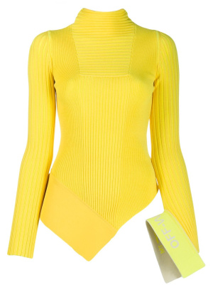 

Asymmetric knitted top, Off-White Asymmetric knitted top
