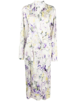 

Floral-print dress, Off-White Floral-print dress