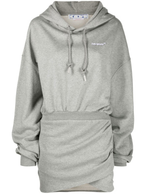 

Logo-print hoodie dress, Off-White Logo-print hoodie dress