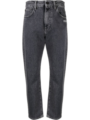 

Logo-print denim jeans, Off-White Logo-print denim jeans