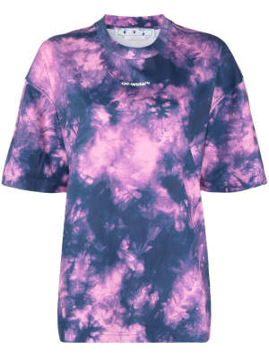 

Tie-dye short-sleeve T-shirt, Off-White Tie-dye short-sleeve T-shirt