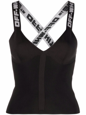 

Logo-strap vest top, Off-White Logo-strap vest top
