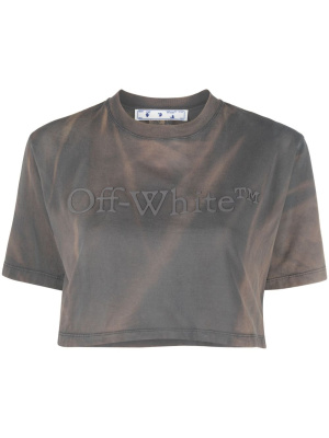 

Laundry logo-appliqué crop top, Off-White Laundry logo-appliqué crop top