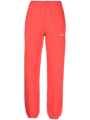 

Logo-embroidered cotton track pants, Off-White Logo-embroidered cotton track pants