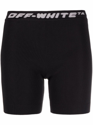 

Logo-waistband sports shorts, Off-White Logo-waistband sports shorts