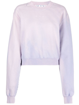 

Tie-dye crew-neck sweatshirt, Off-White Tie-dye crew-neck sweatshirt