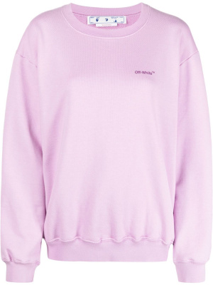 

Diag-stripe print sweatshirt, Off-White Diag-stripe print sweatshirt