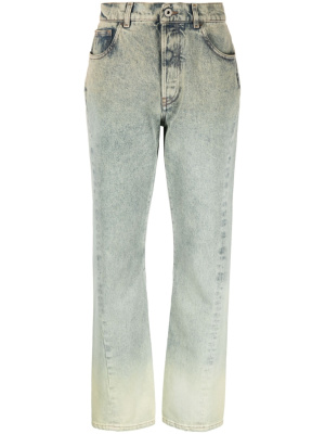 

Washed denim straight-leg jeans, Off-White Washed denim straight-leg jeans