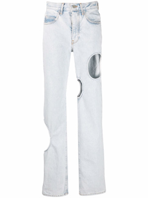 

Meteor straight-leg jeans, Off-White Meteor straight-leg jeans