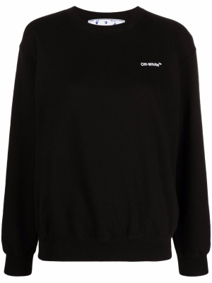 

Diag-stripe print sweatshirt, Off-White Diag-stripe print sweatshirt
