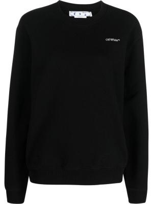 

Logo-print long-sleeve sweatshirt, Off-White Logo-print long-sleeve sweatshirt