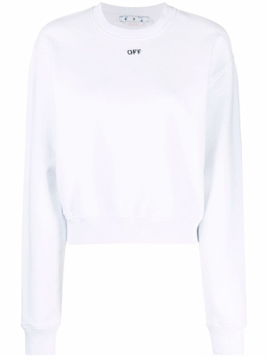 

Off-stamp cropped sweatshirt, Off-White Off-stamp cropped sweatshirt
