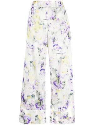 

Floral-print palazzo pants, Off-White Floral-print palazzo pants