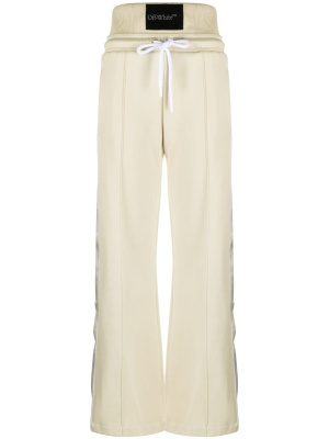 

High-waisted side-stripe track pants, Off-White High-waisted side-stripe track pants