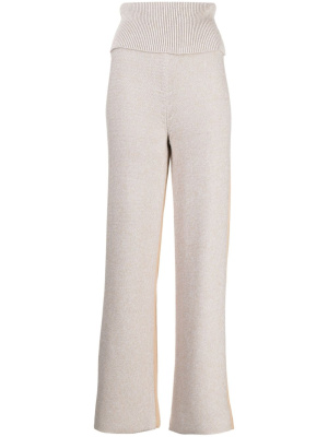 

Diag Languid two-tone knit trousers, Off-White Diag Languid two-tone knit trousers
