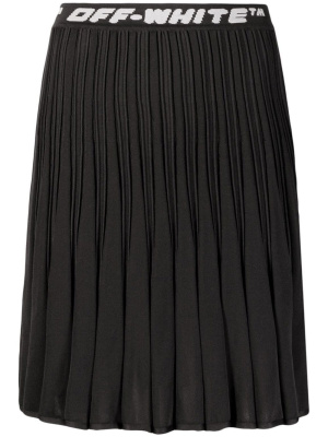 

Logo band pleated skirt, Off-White Logo band pleated skirt