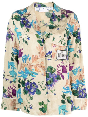 

Camouflage Jacquard long-sleeve shirt, Off-White Camouflage Jacquard long-sleeve shirt