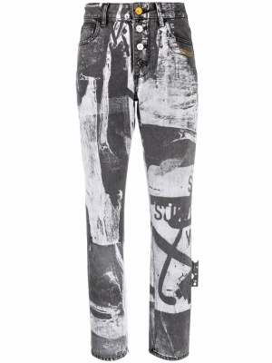 

X Pablo Tomek high-waisted trousers, Off-White X Pablo Tomek high-waisted trousers