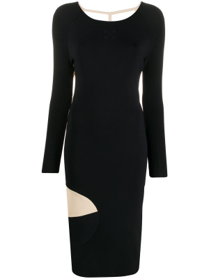 

Front n' Back ribbed-knit dress, Off-White Front n' Back ribbed-knit dress