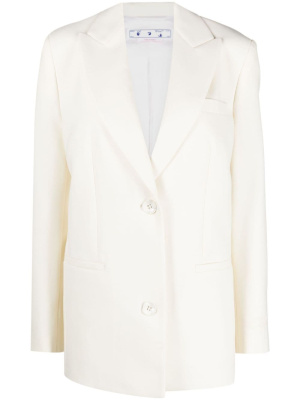 

Single-breasted blazer, Off-White Single-breasted blazer