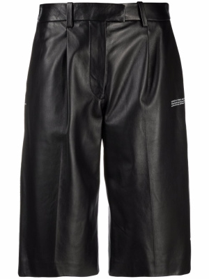

Leather tailored shorts, Off-White Leather tailored shorts