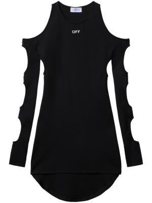 

Cut-out long-sleeved dress, Off-White Cut-out long-sleeved dress